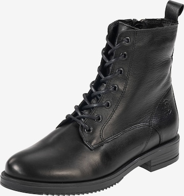 Bottines à lacets 'Chalki' Palado en noir : devant