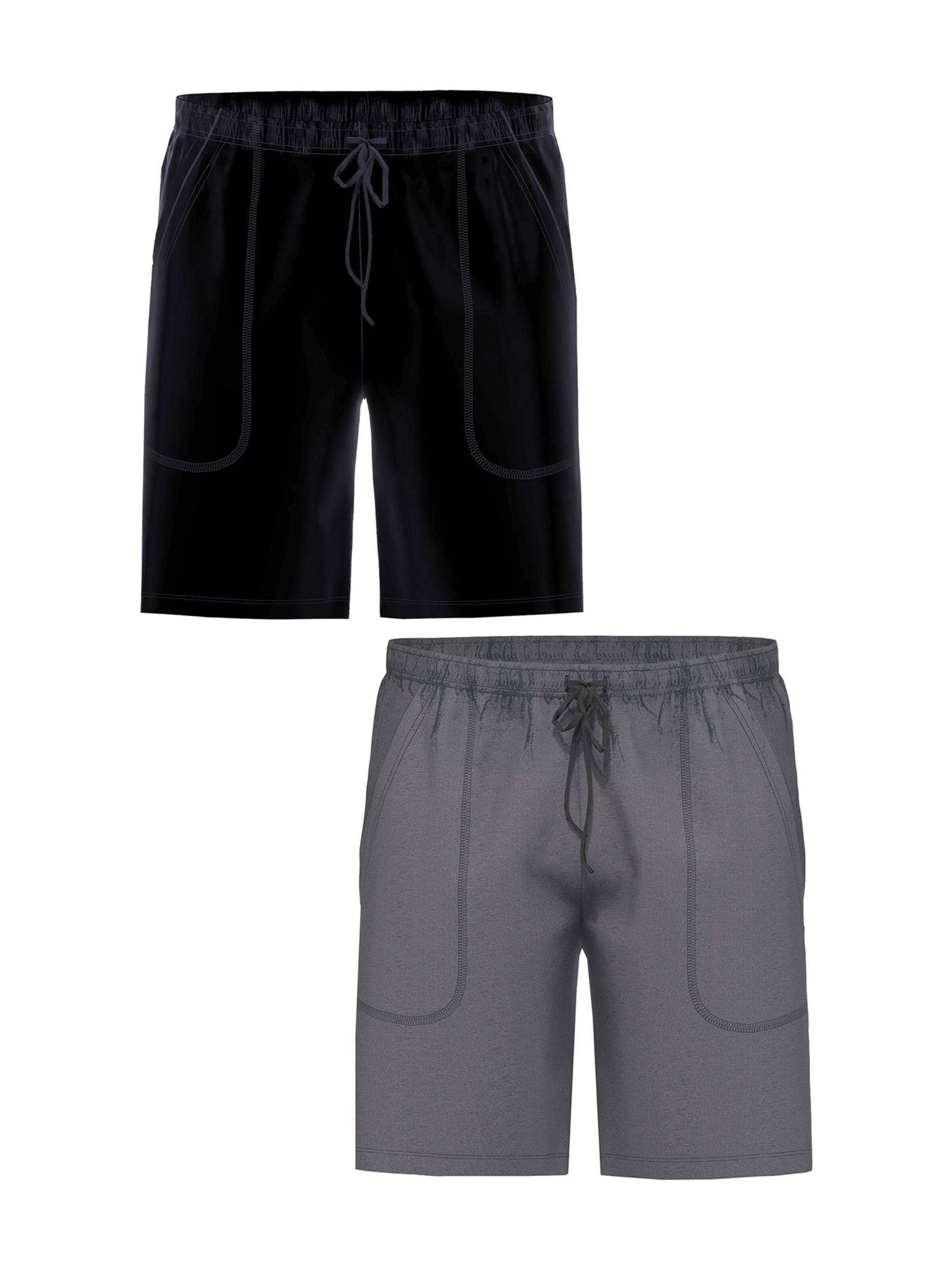 Ammann Pyjamabroek ' Lounge Comfort ' in Grijs: voorkant