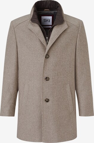 S4 Jackets Between-Seasons Coat in Beige: front