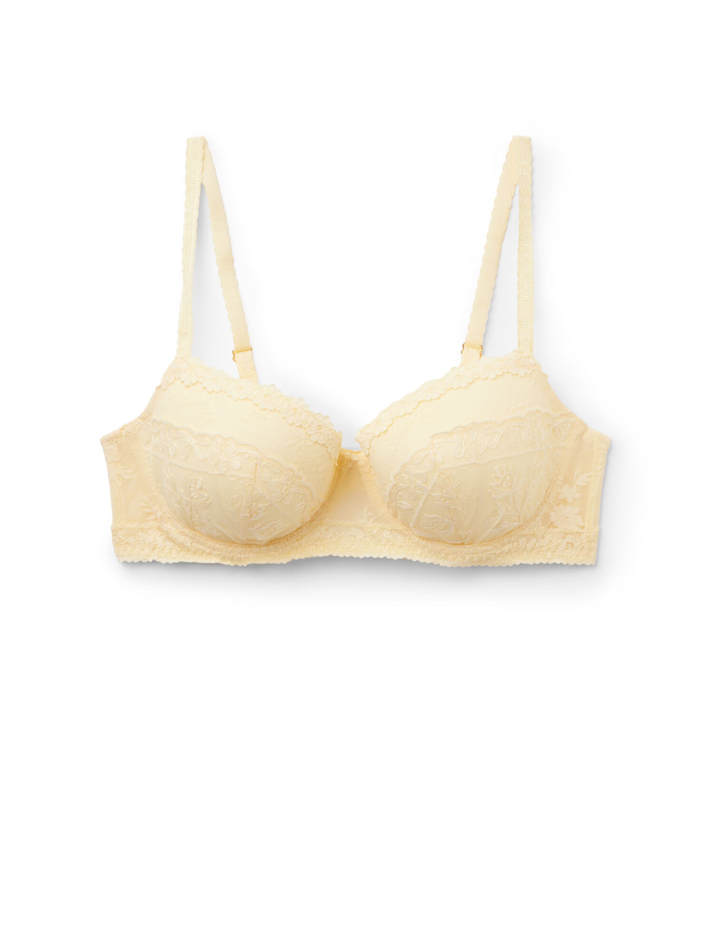 INTIMISSIMI Balconette Bra 'Sofia Storybook Romance' in Yellow: front