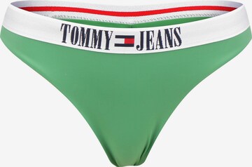 zaļš Tommy Jeans Bikini apakšdaļa: no priekšpuses