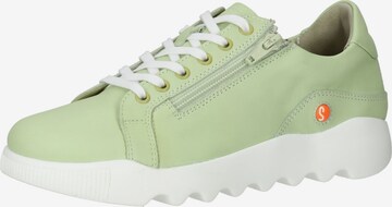 Softinos Sneakers laag in Groen: voorkant