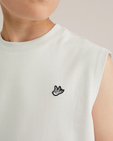 T-Shirt WE Fashion en beige