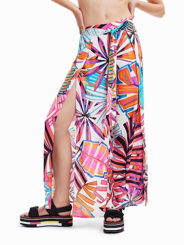Desigual Wide leg Byxa 'Puerto' i vit: framsida