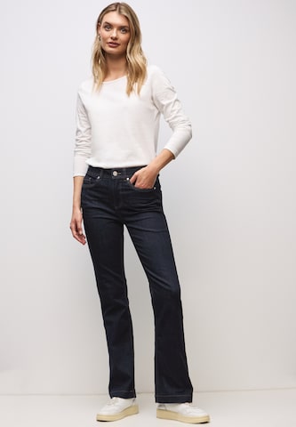 STREET ONE Bootcut Jeans in Blau