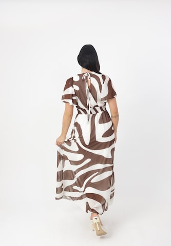 Elara Kleid in Braun