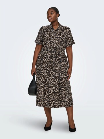 Abito camicia 'CARARIS' di ONLY Carmakoma in nero