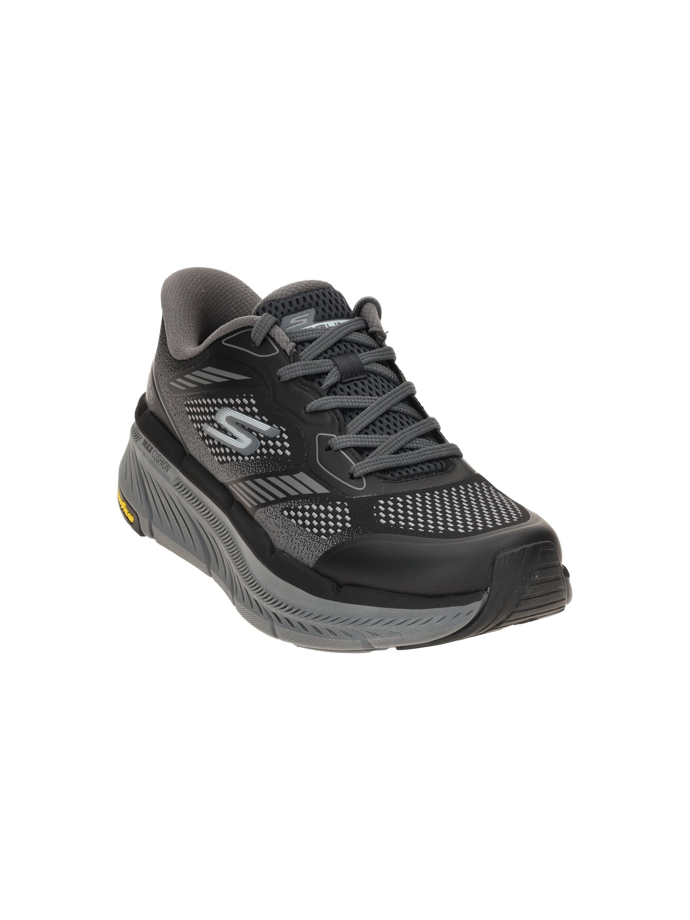 SKECHERS Athletic Lace-Up Shoes 'Skechers MAX CUSHIONING Premier Schuhe schwarz Sport Slip Ins' in Black