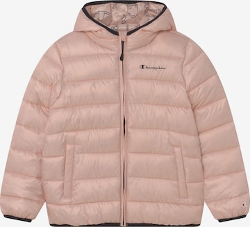 Champion Authentic Athletic Apparel Tussenjas 'Legacy' in Roze: voorkant