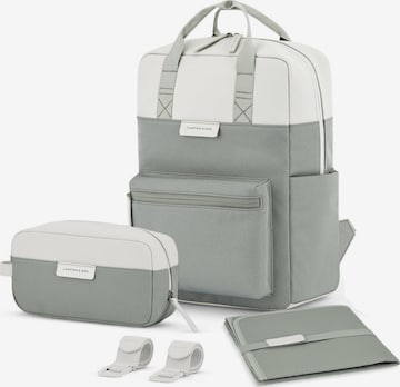 Sac à dos 'Bergen Pro Diaper' Kapten & Son en gris : devant
