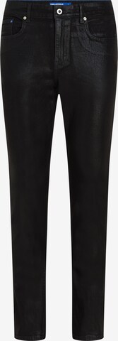 KARL LAGERFELD JEANS Slimfit Broek ' Slim Denim ' in Zwart: voorkant