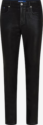 KARL LAGERFELD JEANS Slimfit Broek ' Slim Denim ' in Zwart: voorkant