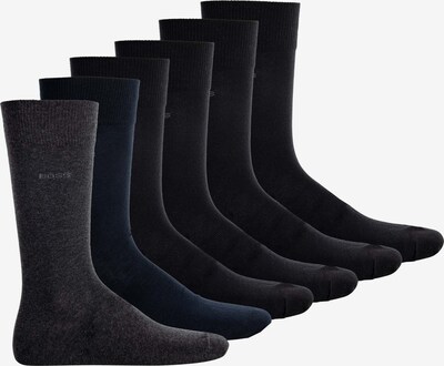 BOSS Socken in 39-42 in blau / grau / schwarz, Produktansicht