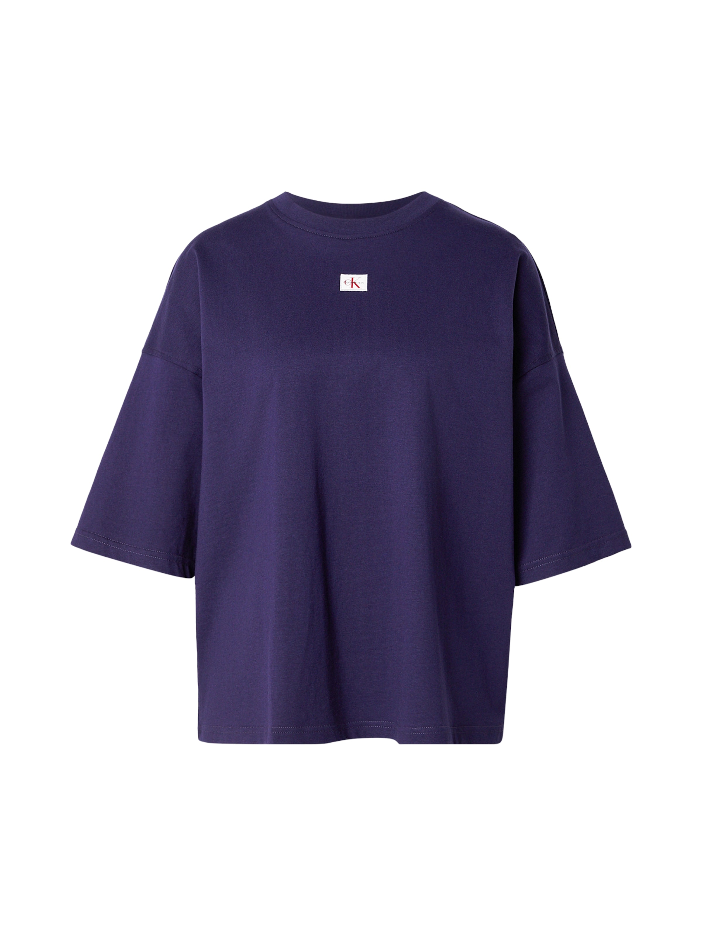 Calvin Klein Jeans - Camisa em roxo: frente