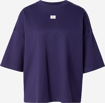 Calvin Klein Jeans - Camisa em roxo: frente