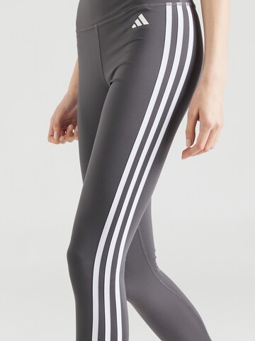 ADIDAS PERFORMANCE Skinny Sports trousers 'TE 3S' in Grey