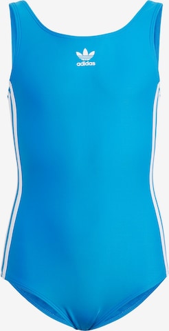 ADIDAS ORIGINALS Athletic Swimwear in Blue: front