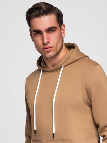 Sweat-shirt Ombre en marron