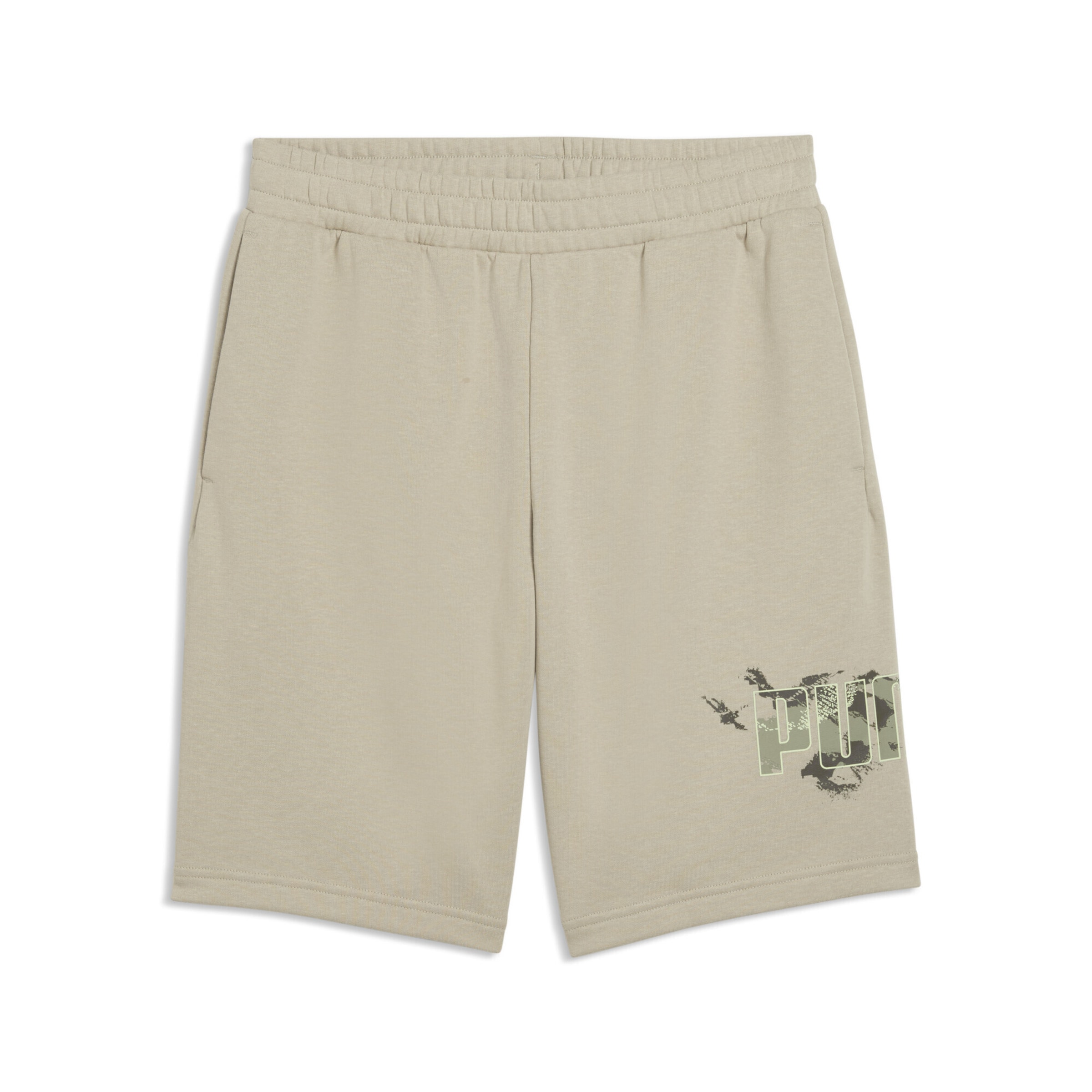 PUMA Regular Shorts 'Camo 10' in Beige: Vorderseite