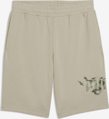 PUMA Shorts 'Camo 10' in Beige: Vorderseite