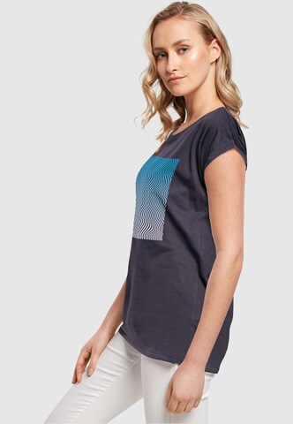 Merchcode Shirt 'Summer - Wavy' in Blauw