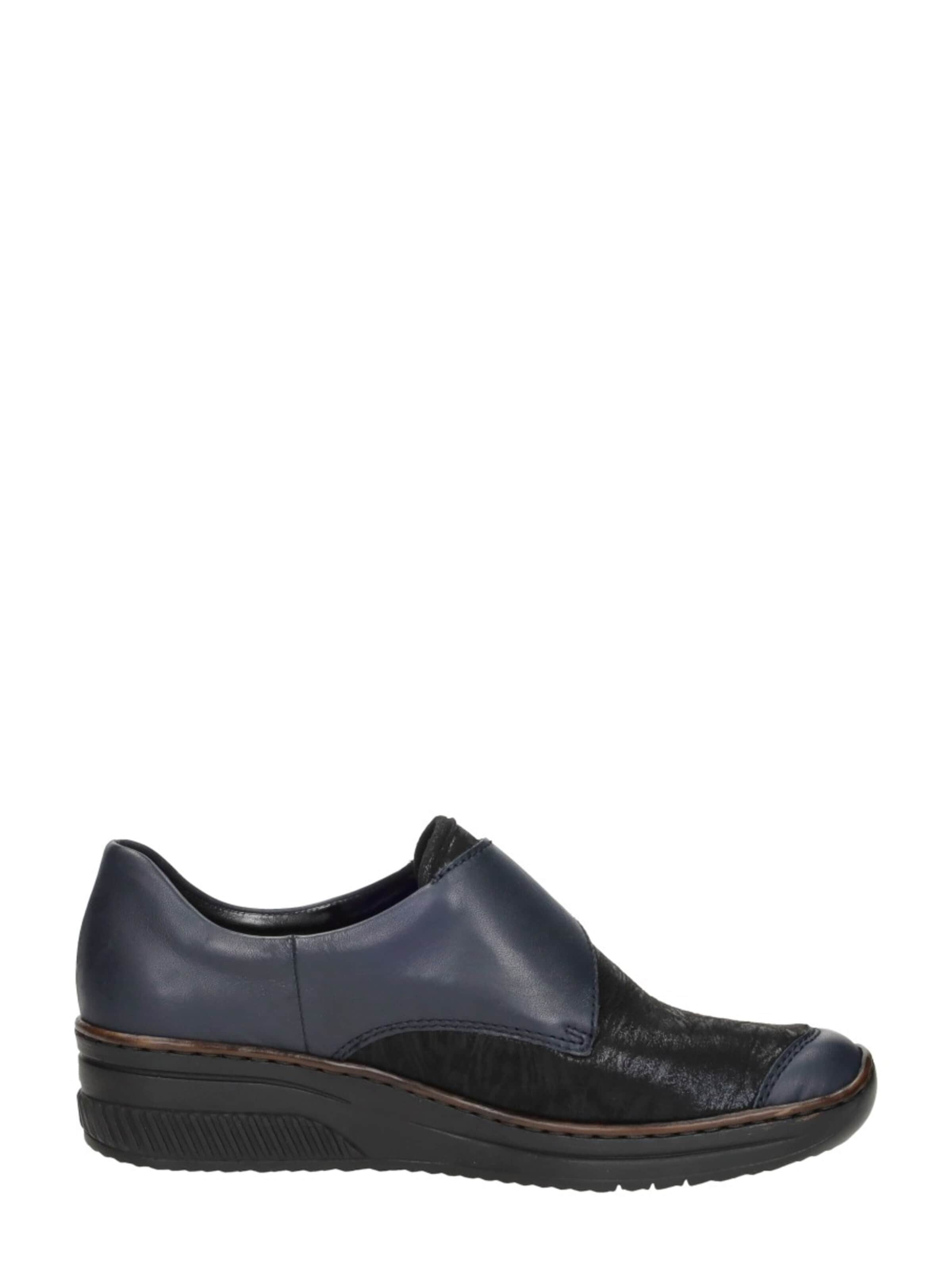 Rieker Slip-ons 'Klittenband' in Blue