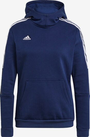 Felpa sportiva 'Tiro 21 Sweat' ADIDAS SPORTSWEAR di colore blu / bianco, Visualizzazione prodotti