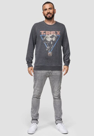 Recovered Sweatshirt 'Jurassic Park T-Rex 1993' in Grijs