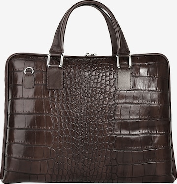 Mallette Bagan en marron : devant