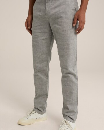 Slimfit Pantaloni chino di WE Fashion in grigio: frontale