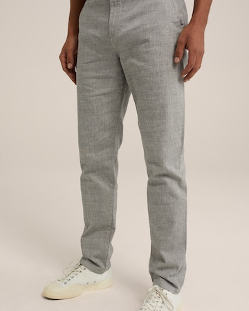 WE Fashion Slim fit Chino Pants in Grey: front