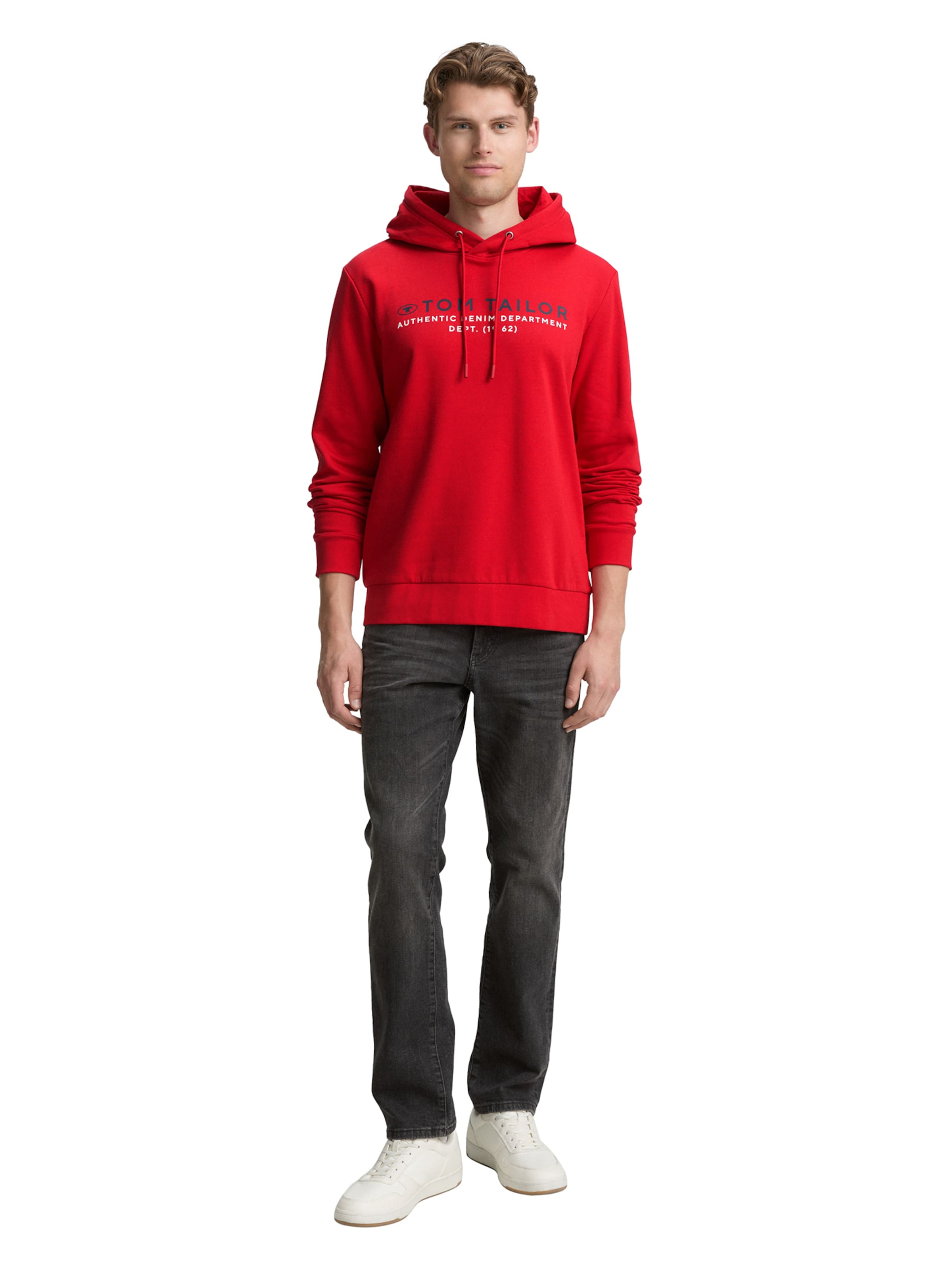 TOM TAILOR Sweatshirt in Red