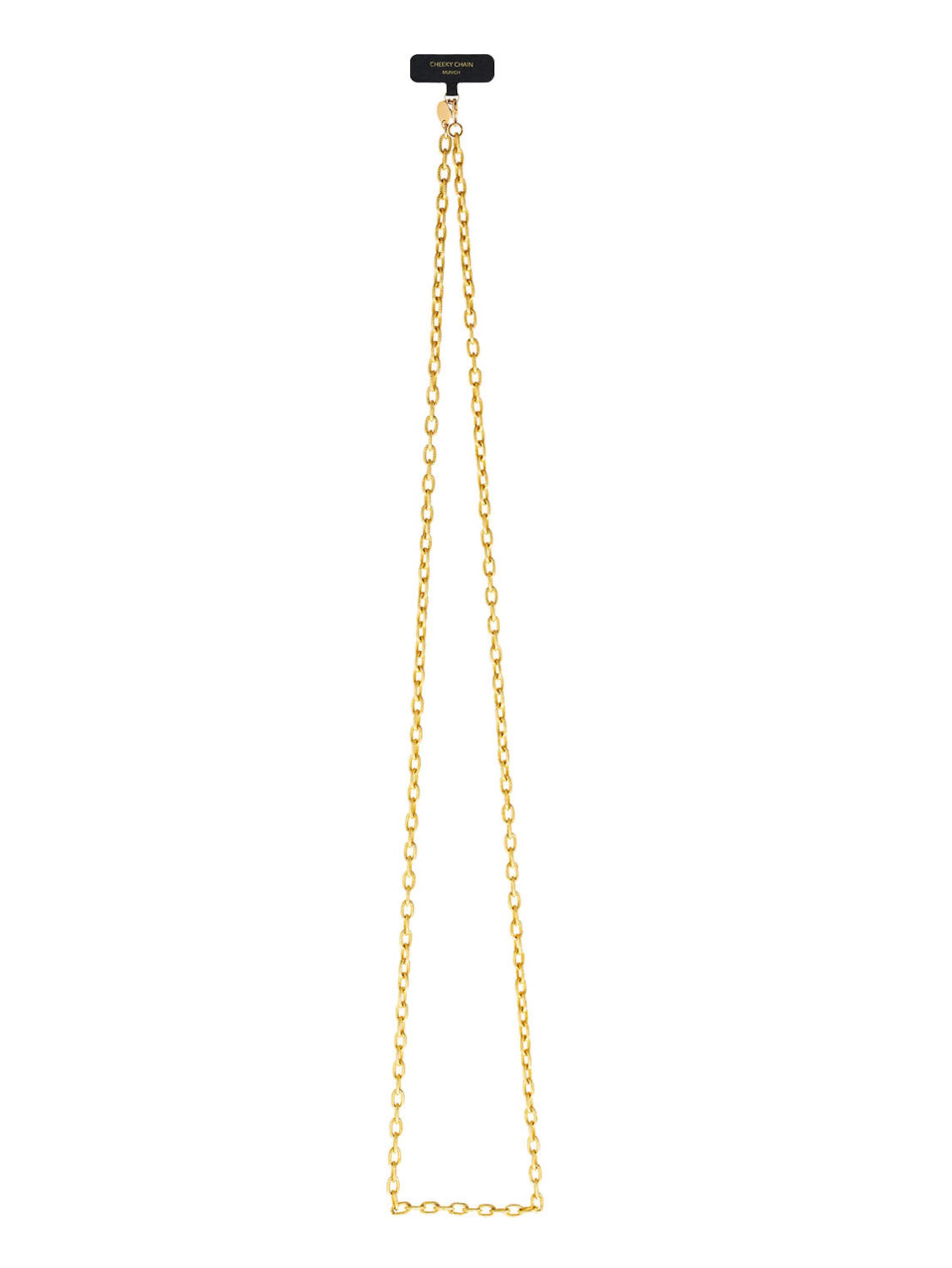 Cheeky Chain Munich Handykette 'Honey' in Gold: Vorderseite