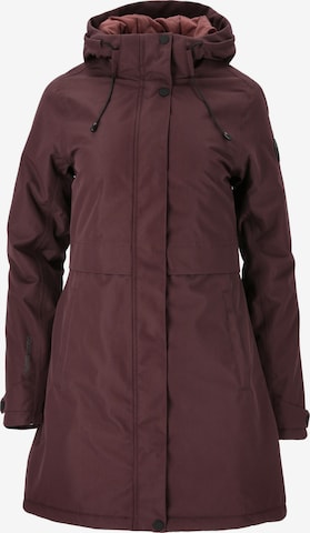 Whistler Outdoor Jacket in Brown: front