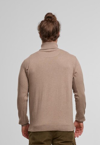 INDICODE JEANS Sweater 'Van Paul' in Beige