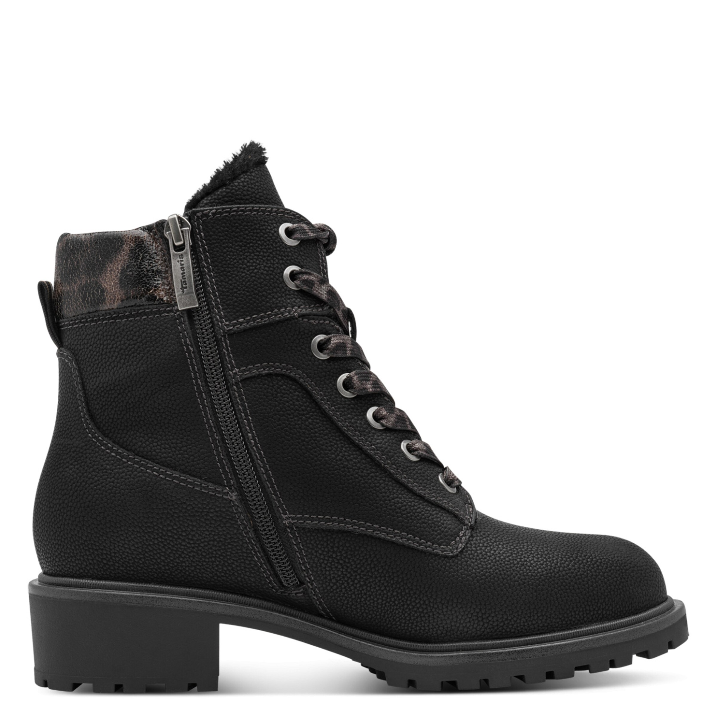 Bottines à lacets Tamaris en noir