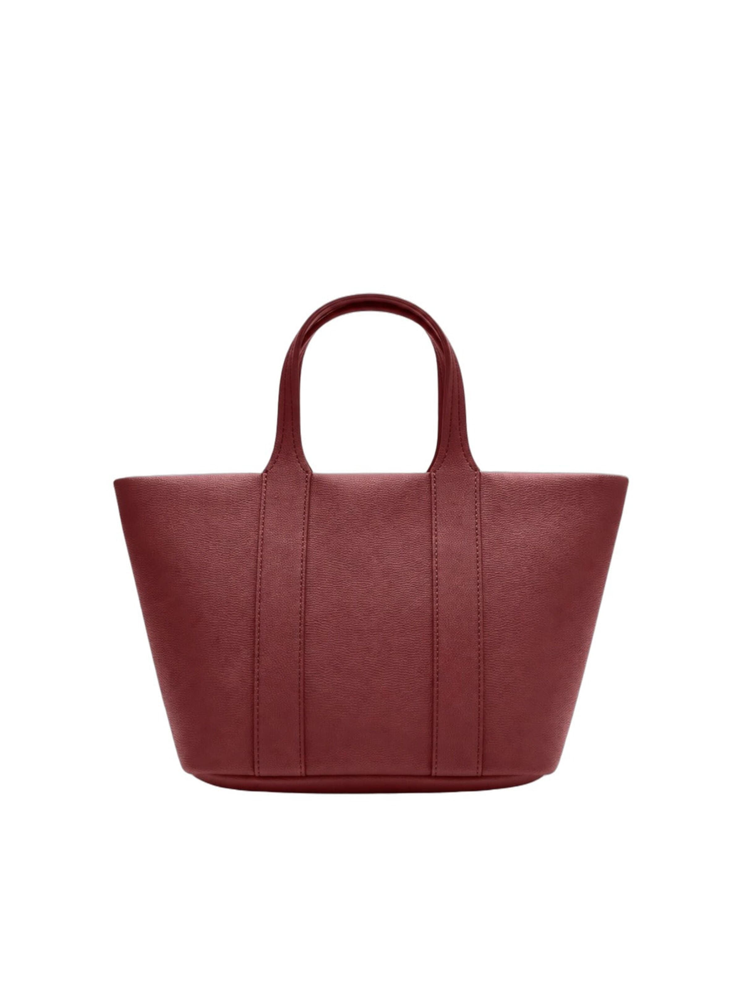 LACOSTE - Shopper 'Lacoste Sac à Bandoulière Femme Bordeaux' en rojo