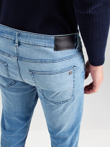 BOSS - Slimfit Calças de ganga 'DELAWARE' em azul