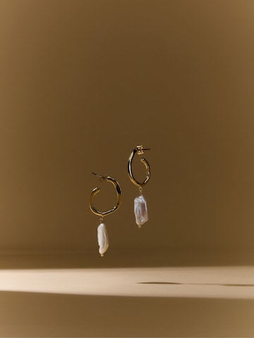 Boucles d'oreilles 'Mother of Pearl' Club Manhattan en or