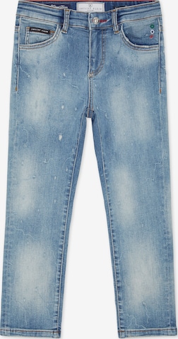 Philipp Plein - Vaquero 'Bulldogs' en azul: frente