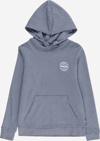 Jack & Jones Junior Sweatshirt 'SHARK' i blå: framsida