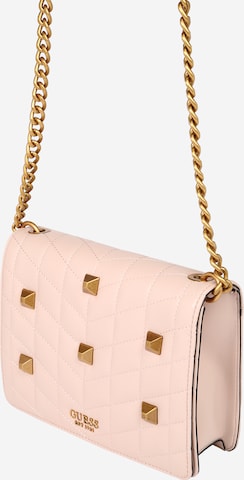 GUESS Skuldertaske 'BRERA' i beige: forside