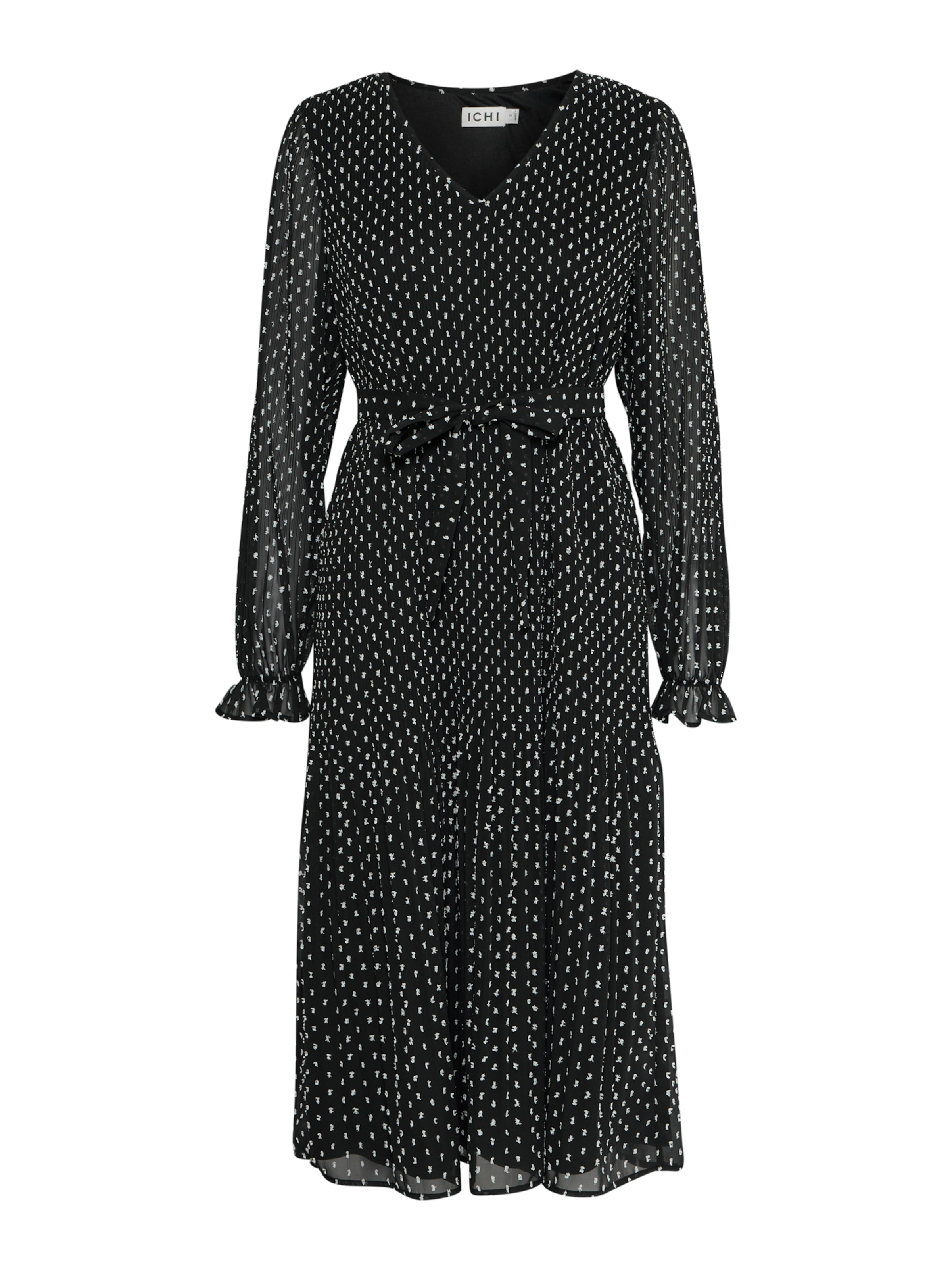 ICHI Dress 'NELLA' in Black: front