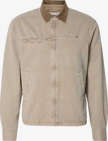 Schott NYC Välikausitakki värissä harmaa: etupuoli