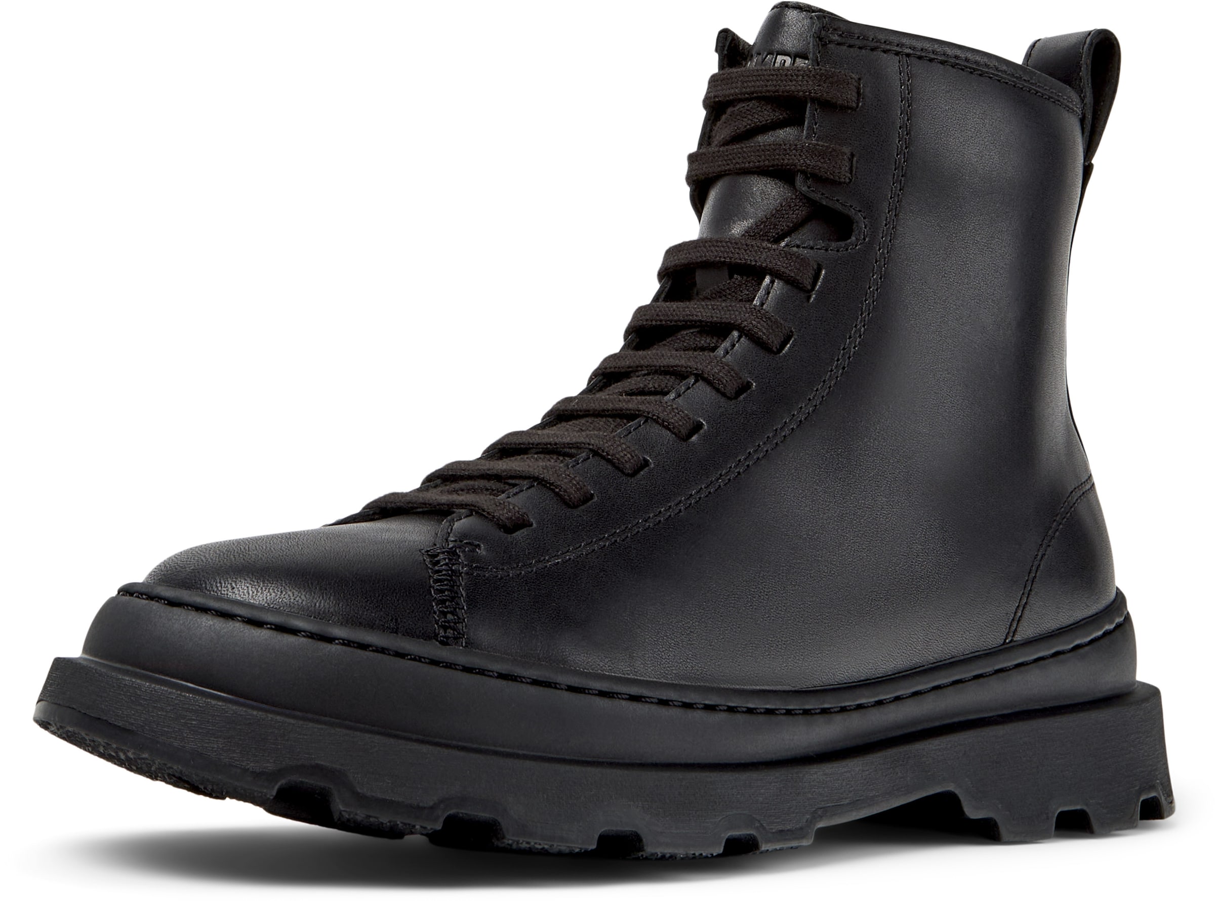 Bottines à lacets 'Brutus+' CAMPER en noir : devant