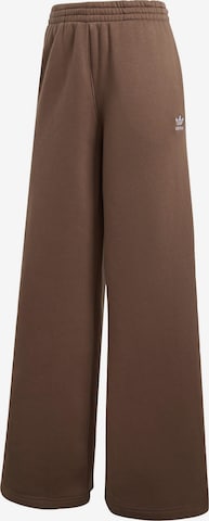 ADIDAS ORIGINALS Wide leg Trousers 'Essentials' in Brown: front