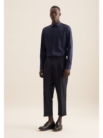 SEIDENSTICKER Slim fit Business shirt in Blue