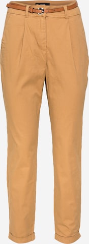 VERO MODA - regular Pantalón chino 'Masie' en marrón: frente