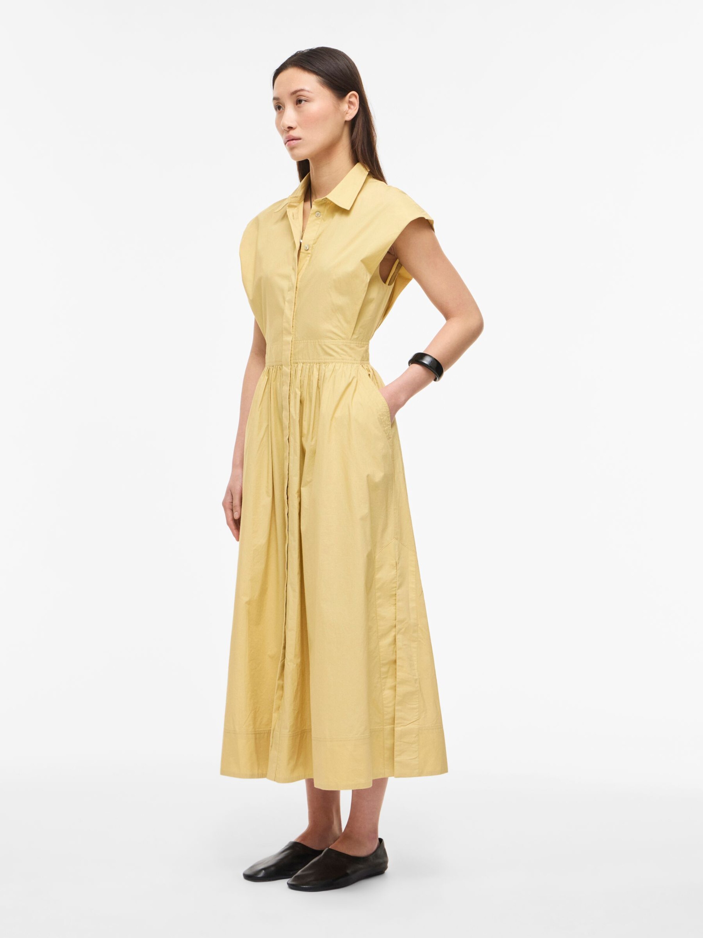 ROUGE EDIT Blusekjole i gul