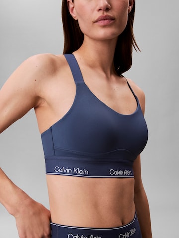 Calvin Klein Sport Sport-BH in Blau